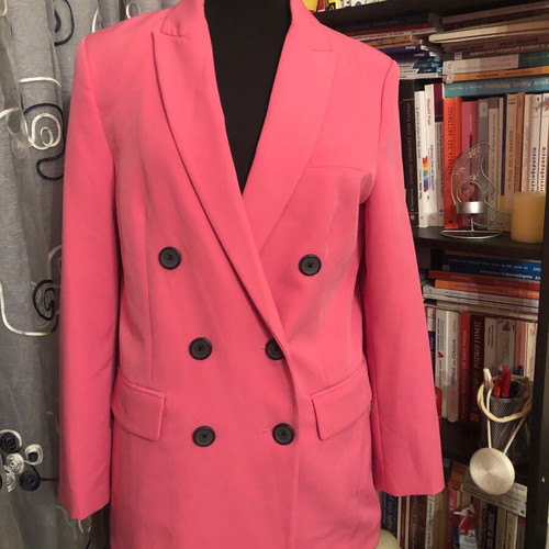 Stradivarius suit like new, bold pink / fuchsia set