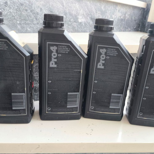 FUCHS SILKOLENE Pro 4 15W-50 XP 4T synthetic motorcycle oil 1L new, pack of 4