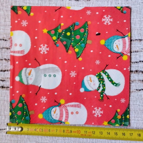 Decoupage Christmas napkins new
