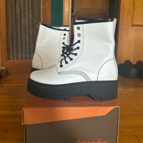 Commanchero Original white leather boots new
