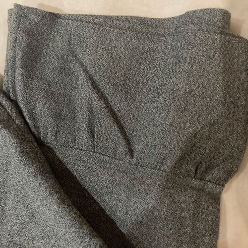 Women’s satin and grey melange capri pants Toi&Moi