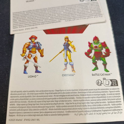 Mini comics MOTU και Thundercats σαν καινούργιο, πακέτο 2