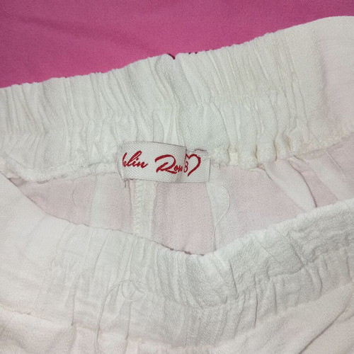 Moliin Rose White Linen Palazzo Pants like new, size 128 cm, age 8