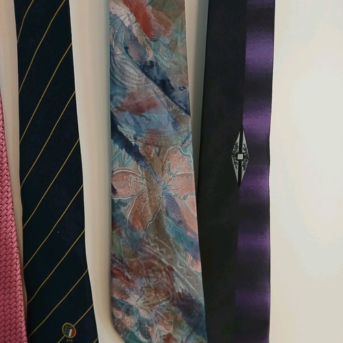 Ties used, pack of 12 with Pierre Cardin and Artisti Italiani