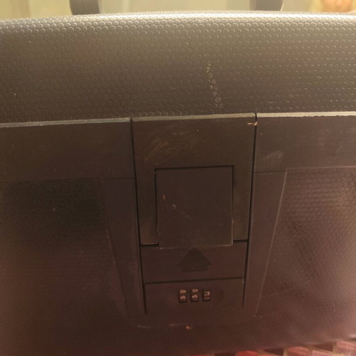 Delsey suitcase with security code blue like new