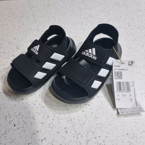 Adidas sandals new, black, sizes 24 and 21