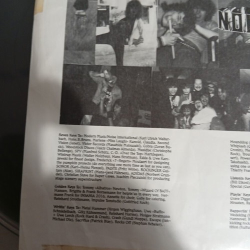 Keeper of the Seven Keys Part I original inner sleeve 1987 German edition