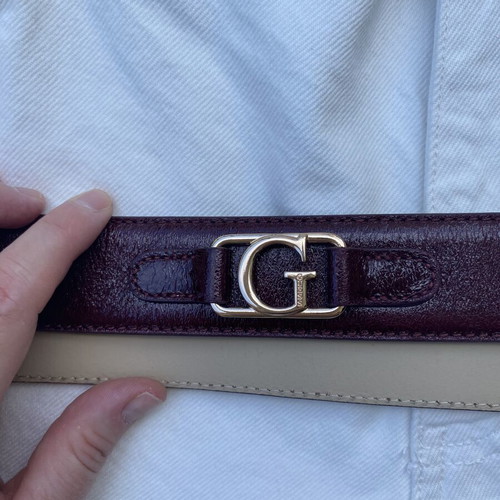 Guess leather belt, red, size 95