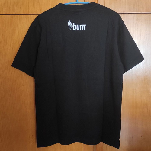 Burn Energy Drink T-shirt and DVD set collectible, new