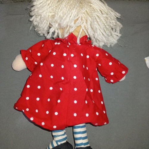 Vintage cloth doll 30cm like new