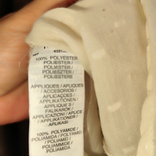 Mango women's shirt like new, cream with lace, XS-S