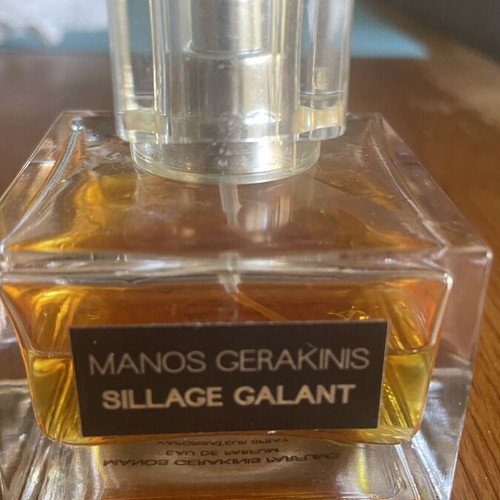 Manos Gerakinis Sillage Galant Eau de Parfum used, 60ml, 60% remaining