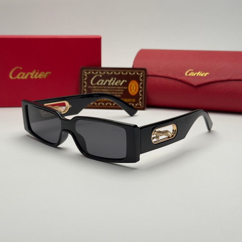 Cartier Panther Edition rectangular sunglasses new, black and white