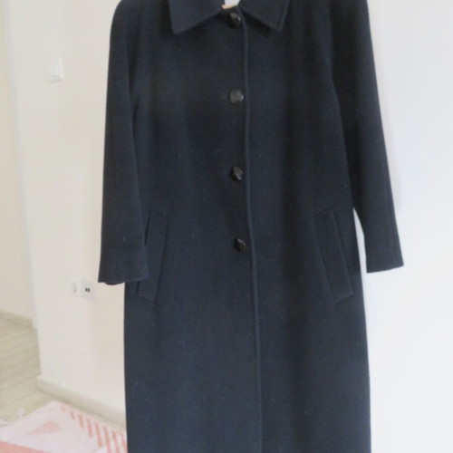Laura Donini women's coat new, black wool, Italian size XL