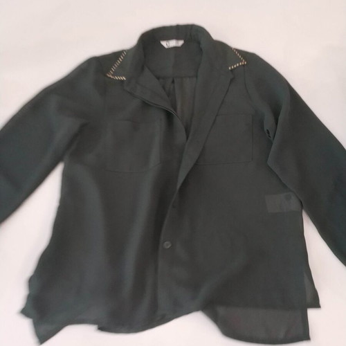 Dark green transparent shirt for girl 9-11 years like new