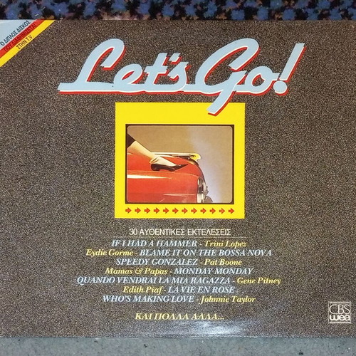 Let’s Go LP double record 1986 used, pop
