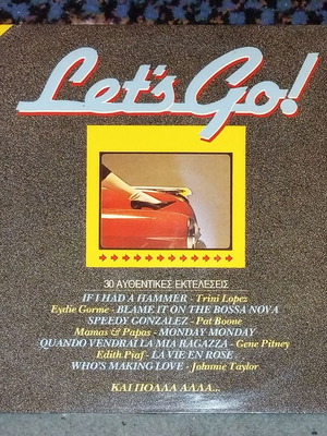 Let’s Go LP double record 1986 used, pop