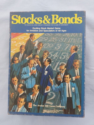 Stocks & Bonds board game used, vintage, Greek instructions