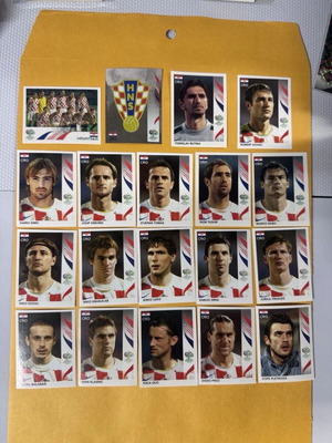 Panini World Cup 2006 Croatia sticker set