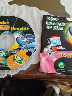Genius 3D Graphic Driver Installation CD-ROM used