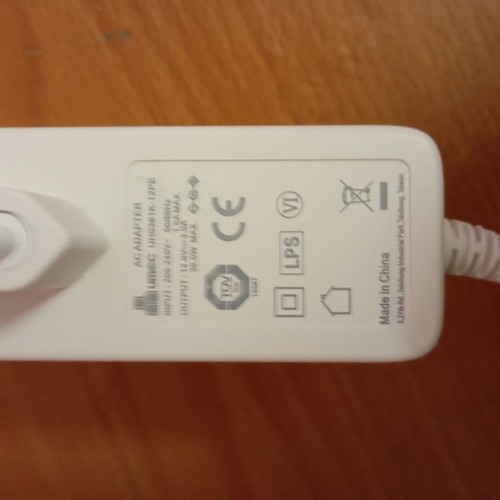 ZTE charger 12 volt 3 amp 36 watt