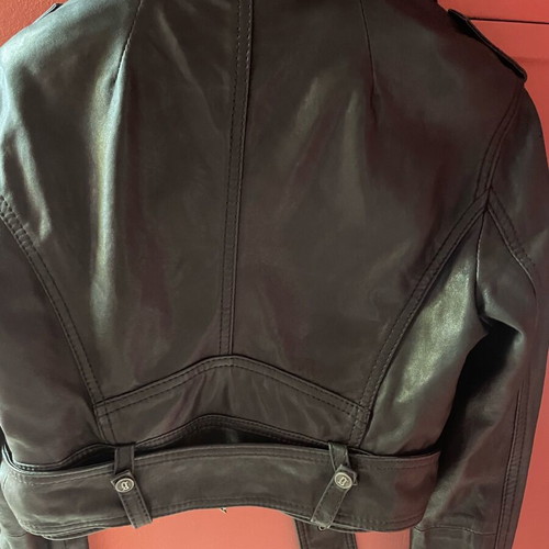 Perfecto leather jacket John Galliano size 42 IT new, black