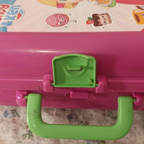 Dede Toys Plastic Suitcase with Wheels 33x22x10 cm like new