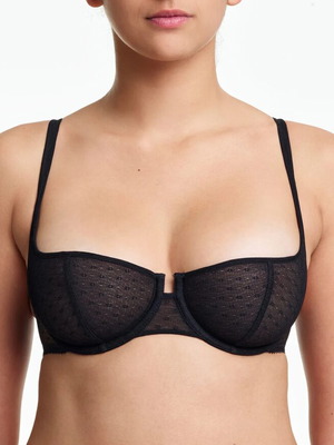 Yasmine Eslami Joanne Wired Balcony Bra new, black