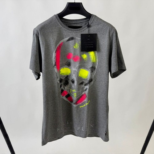 Philipp Plein Handmade Skull T-shirt new, gray, size L/XXL