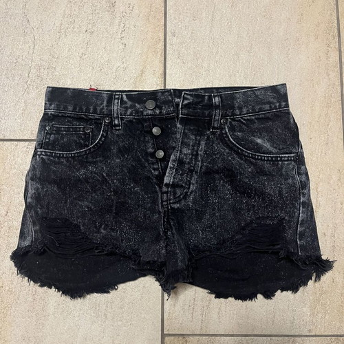 Salt & Pepper black denim shorts like new, size S 36 8