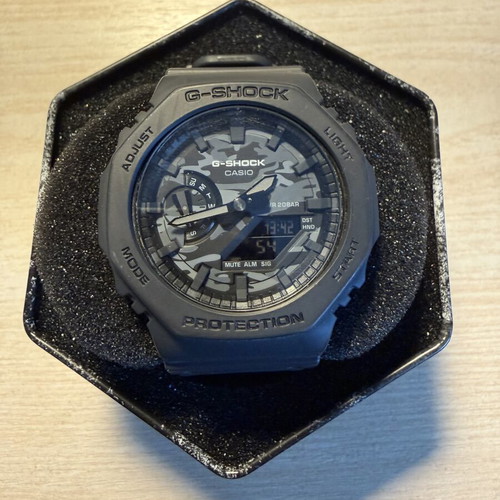 Casio G Shock GA2100CA watch, grey