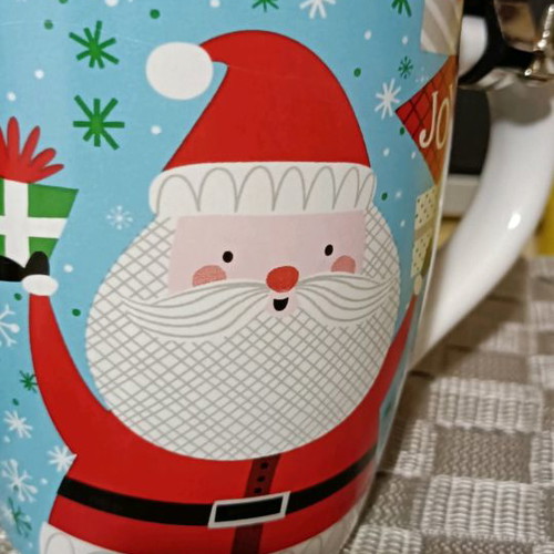 Large Christmas mug with bell new