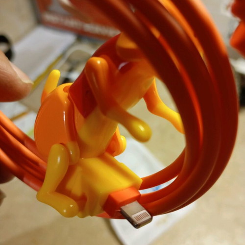 iPhone charger new with moving dog figure
