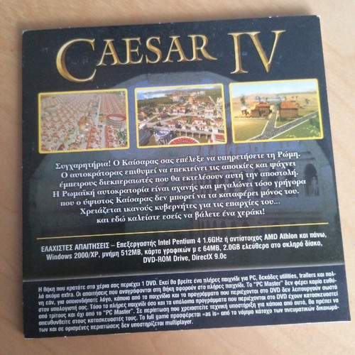 Caesar IV PC master game new strategy