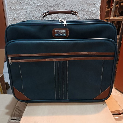 Vintage Gino De Vinci travel bag and briefcase like new, teal