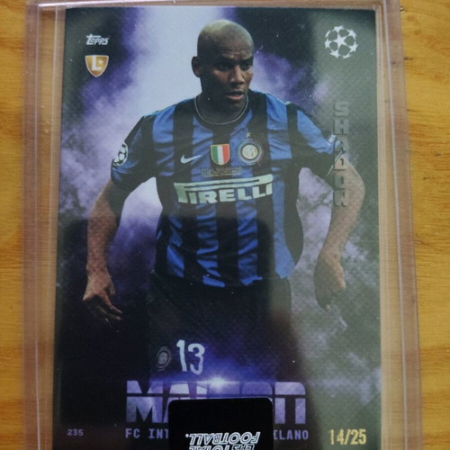 Topps Total Football Maicon Inter Shadow card like new