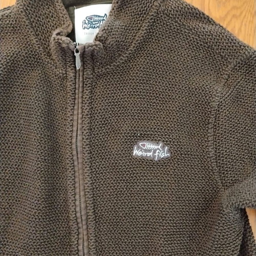 Weird Fish jacket XL used, brown, chain mail style
