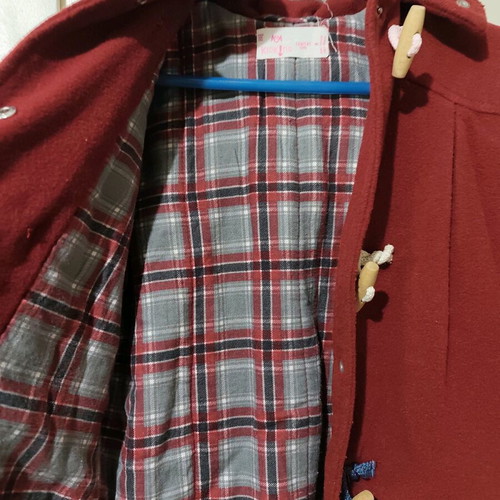 Prenatal Kidkino No 8 wool coat burgundy like new