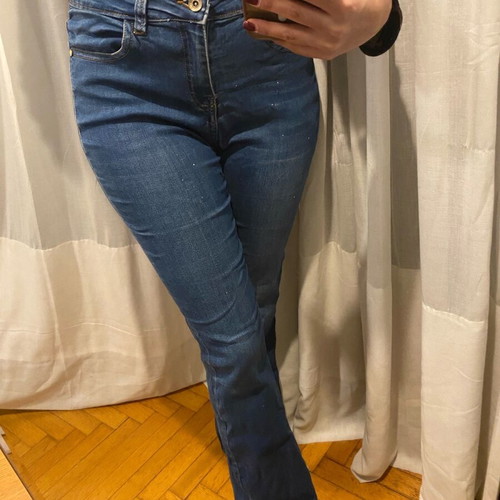 Pop Air bell-bottom jeans like new, blue, size S