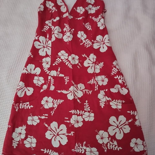 Italian summer dress like new with pockets and belt loops, size S