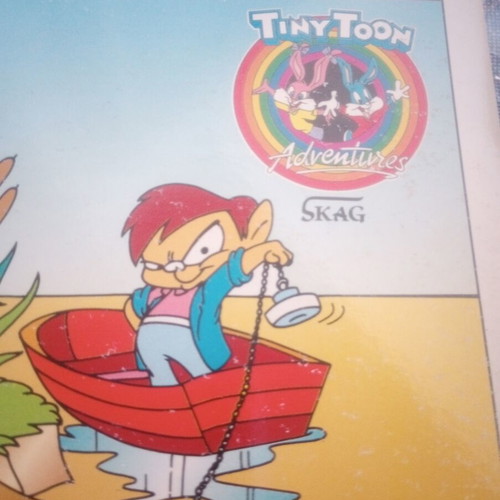 Vintage SKAG Tiny Toon Adventures drawing pads new old stock, pack of 6