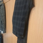 Παντελόνι γυναικείο Zara καρώ μπλε σαν καινούργιο