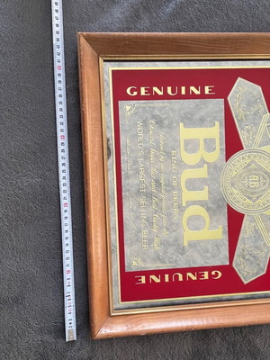 Κάδρο Bud μεταχειρισμένο, αυθεντικό με καθρέφτη και ετικέτα