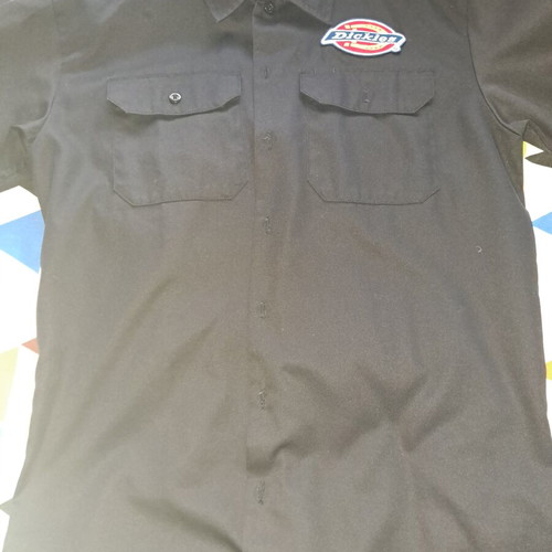 Κοντομάνικο πουκάμισο Dickies Clintondale Rec μέγεθος M σαν καινούργιο, μαύρο