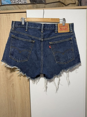 Levi’s No34 τζιν σορτς ψηλομέσο σαν καινούργιο, μπλε