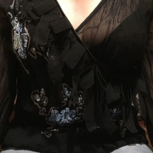 Vintage shirt like new, size medium, black
