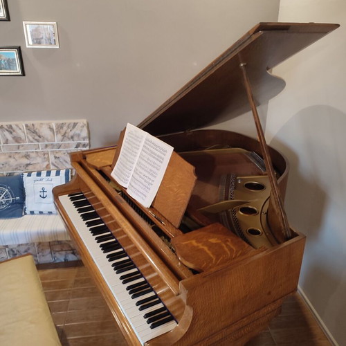 Chappell London Baby Grand Piano used, 135 cm with bench