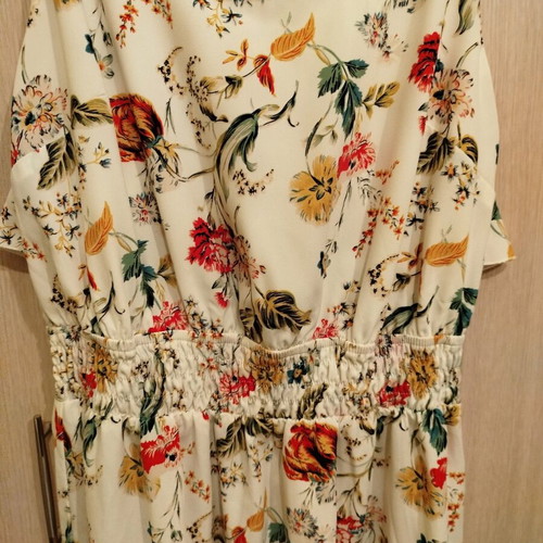 Long women's dress Bill Cost like new with open back
