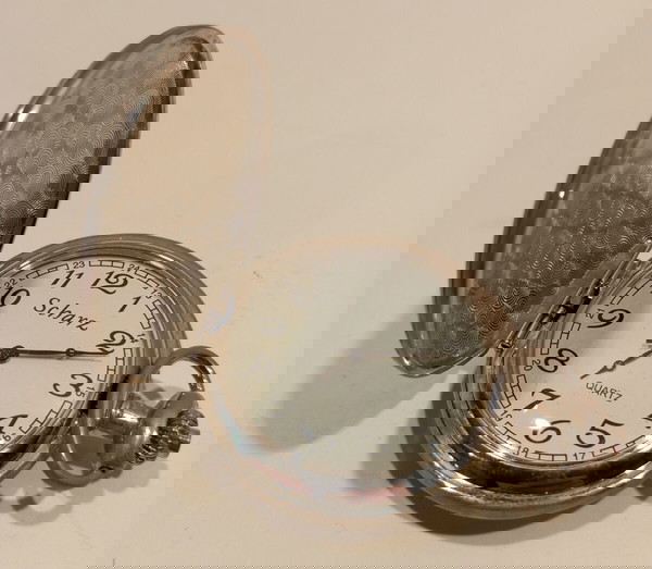Εξαιρετικό Ρολόι Τσέπης Μηχανισμού Quartz με Καπάκι Προστασίας, σε Άριστη Κατάσταση!