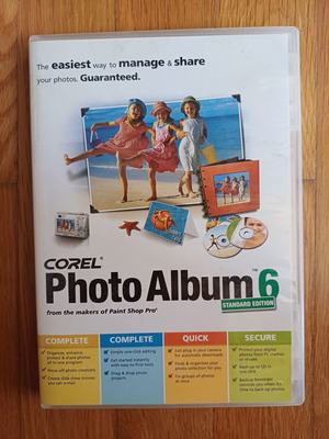 Corel Photo Album 6 Standard Edition used software 2005